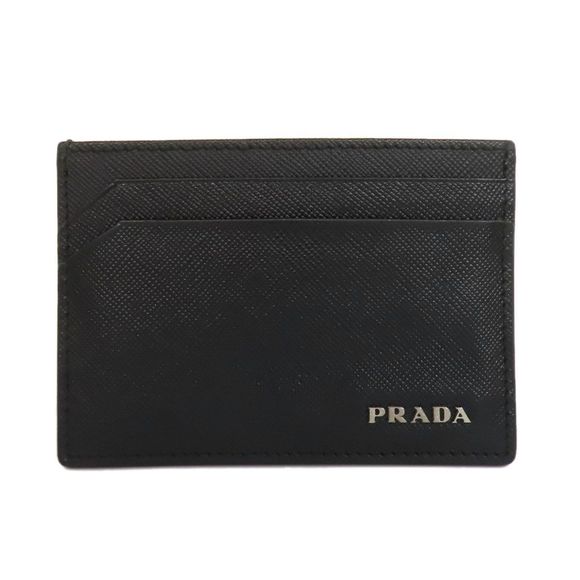 Prada 2m1149 Logo Card Case Saffiano Women's - Picture 1 of 15